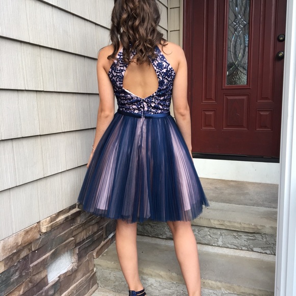 Madison James Prom, Homecoming Dress with clutch shown in first picture. - Picture 4 of 11